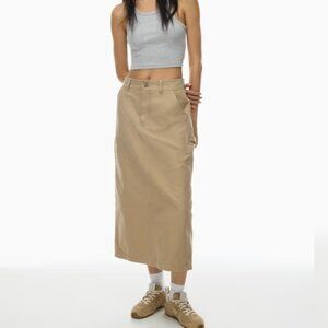 TNA Greenwich Skirt Tan NWT